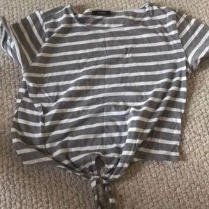 striped crop top